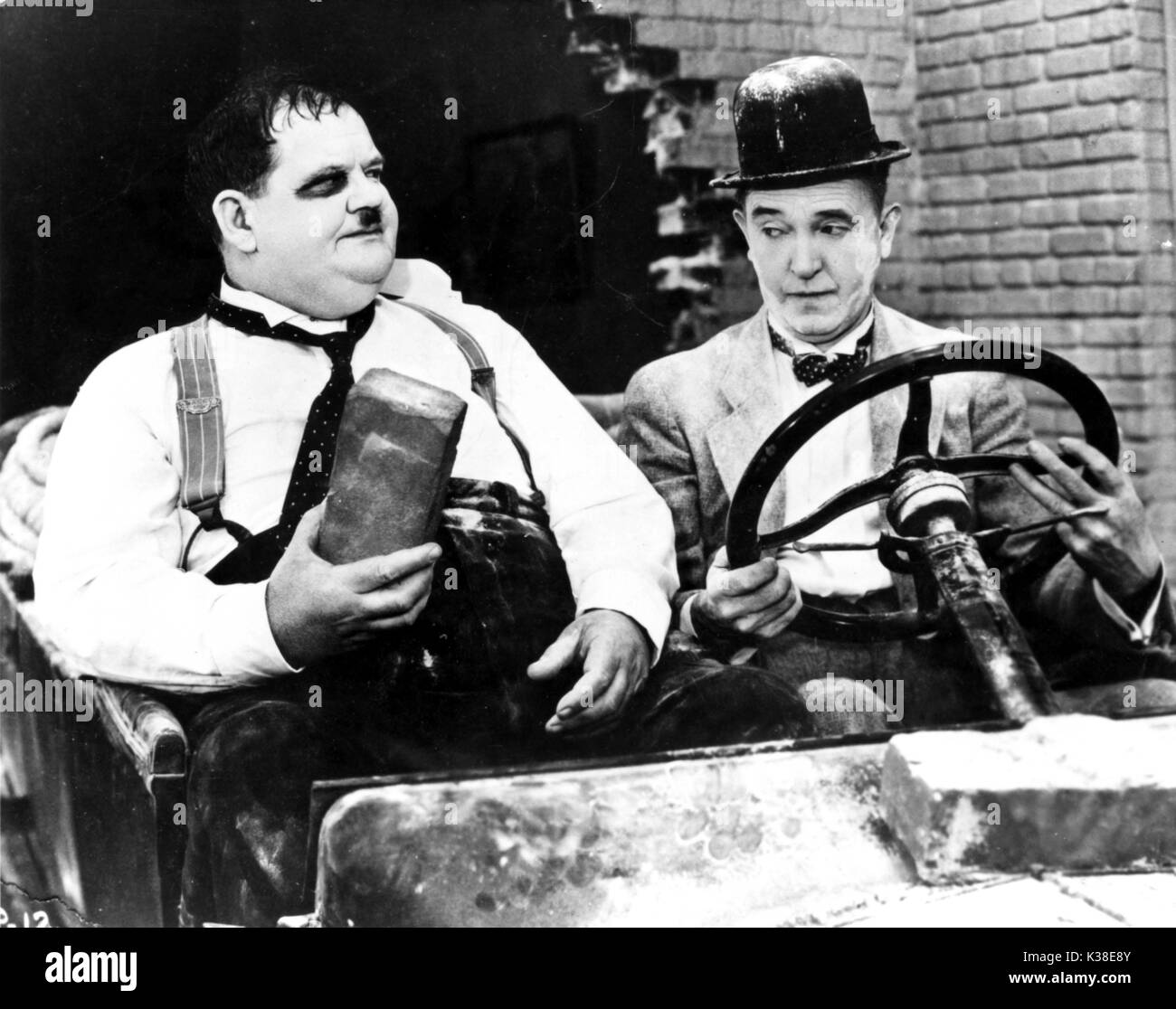 STAN Laurel und Oliver Hardy Stockfoto