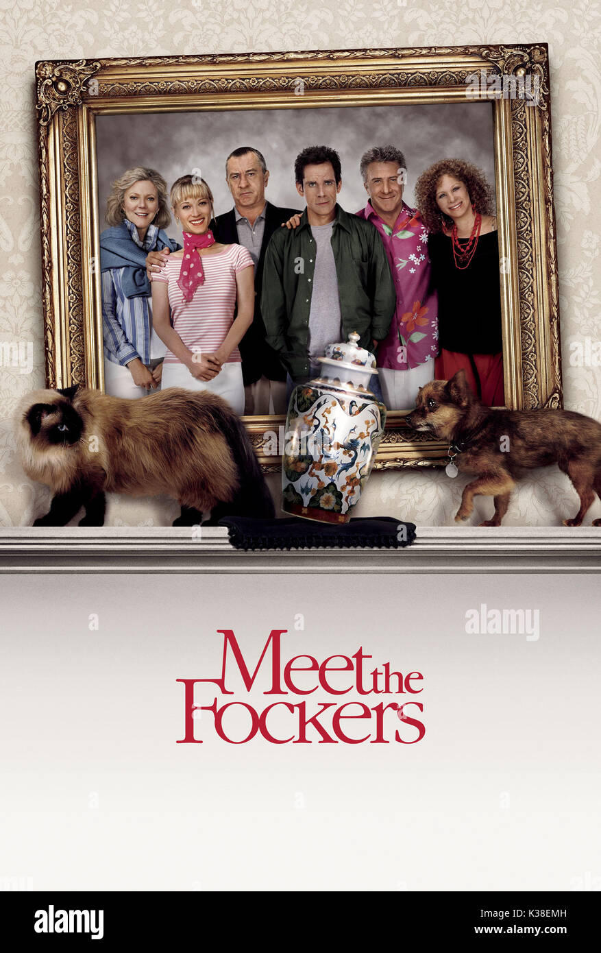 Die FOCKERS POSTER Datum: 2004 Stockfoto