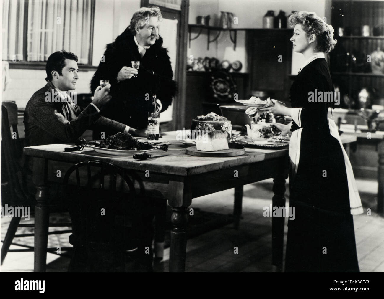 Tal der Entscheidung Gregory Peck, DONALD CRISP UND GREER GARSON Datum: 1945 Stockfoto