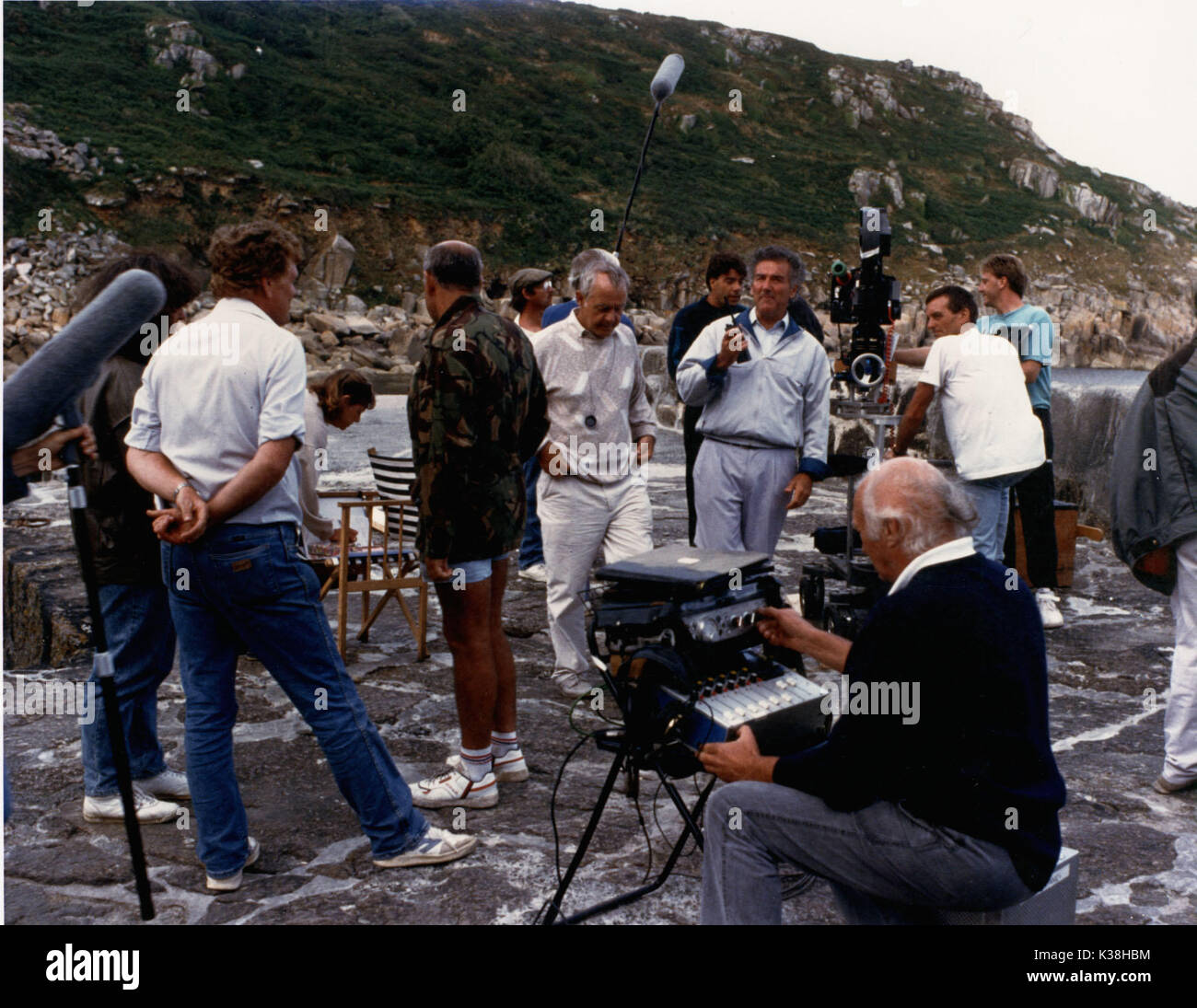 Nicht identifizierte PRODUKTION SCHUSS Stockfoto