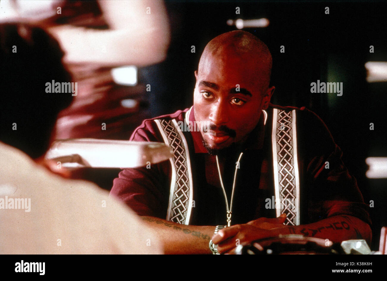 Schleifring ergänzende Tupac Shakur Datum: 1997 Stockfoto