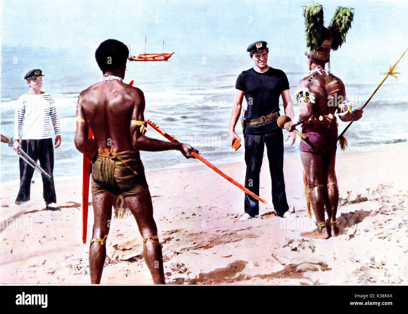 Seine Majestät O'KEEFE [US/1954] Burt Lancaster, rechts Datum: 1954 Stockfoto