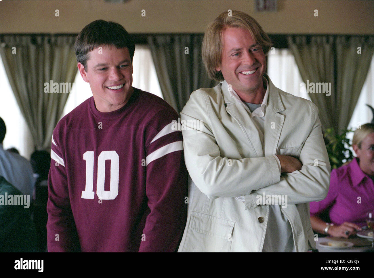 Stecken Sie MATT DAMON und Greg Kinnear Datum: 2003 Stockfoto