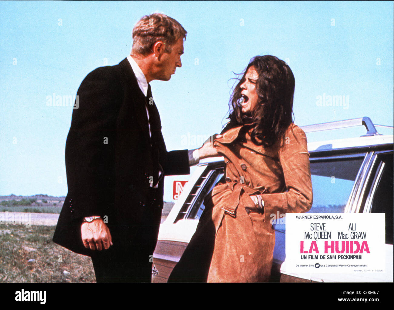 THE GETAWAY STEVE MCQUEEN, ALI MACGRAW Stockfoto