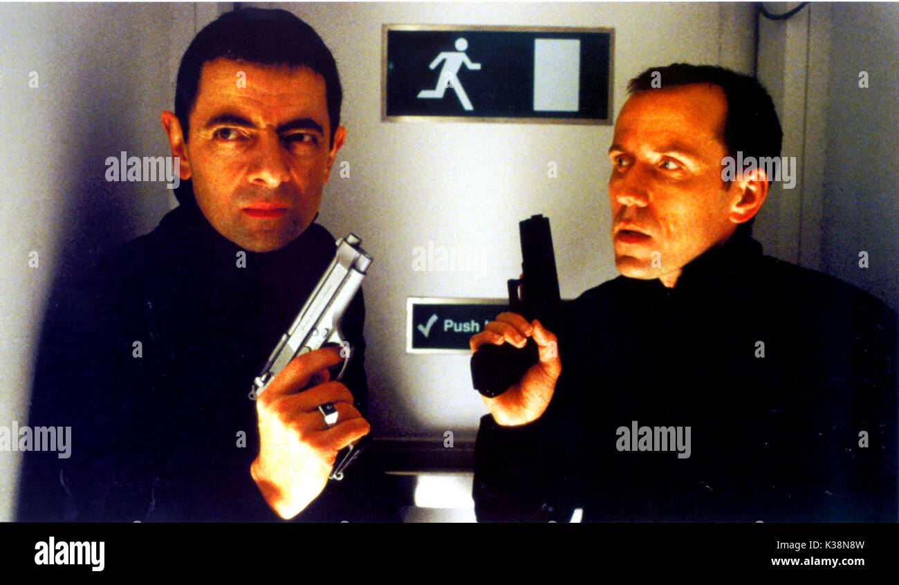 JOHNNY ENGLISH Rowan Atkinson, BEN MILLER Datum: 2003 Stockfoto