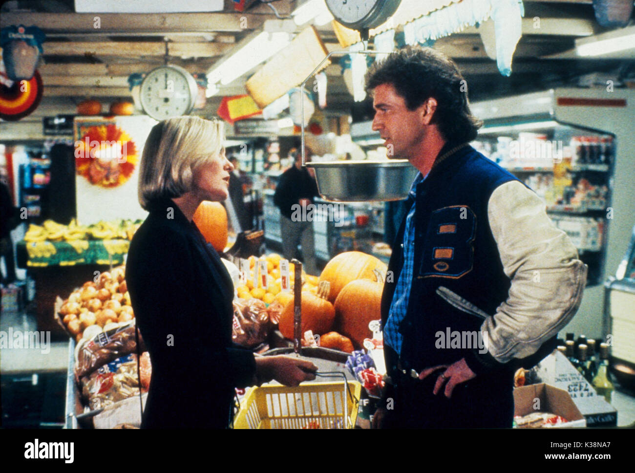 LETHAL WEAPON 2 PATSY KENSIT UND MEL GIBSON Lethal Weapon 2 PATSY KENSIT, MEL GIBSON Datum: 1989 Stockfoto