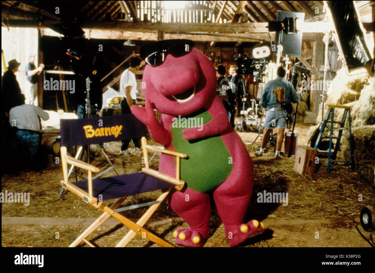 BARNEY'S GROSSES Abenteuer [USA 1998] DAVID JOYNER als Barney Datum: 1998 Stockfoto
