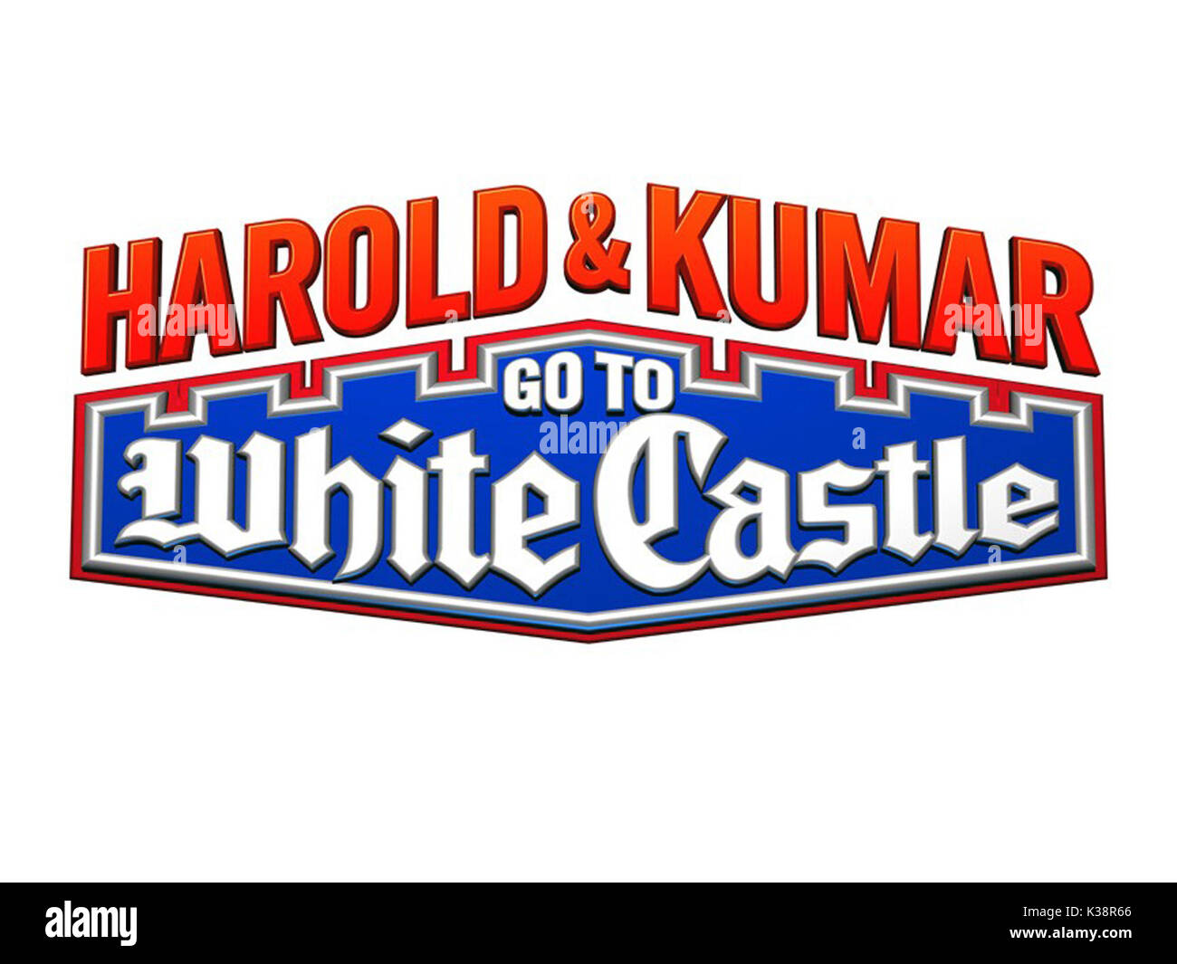 HAROLD UND Kumar gehen zum weißen Schloss aka Harold und Kumar GET THE MUNCHIES POSTER Datum: 2004 Stockfoto