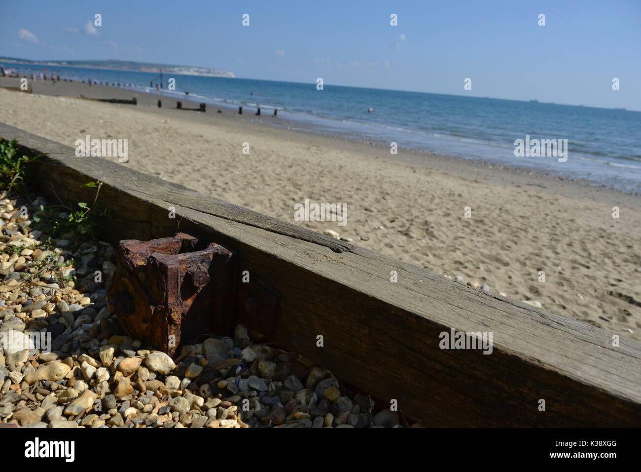 Oh ich mag neben der Küste zu sein! Stockfoto