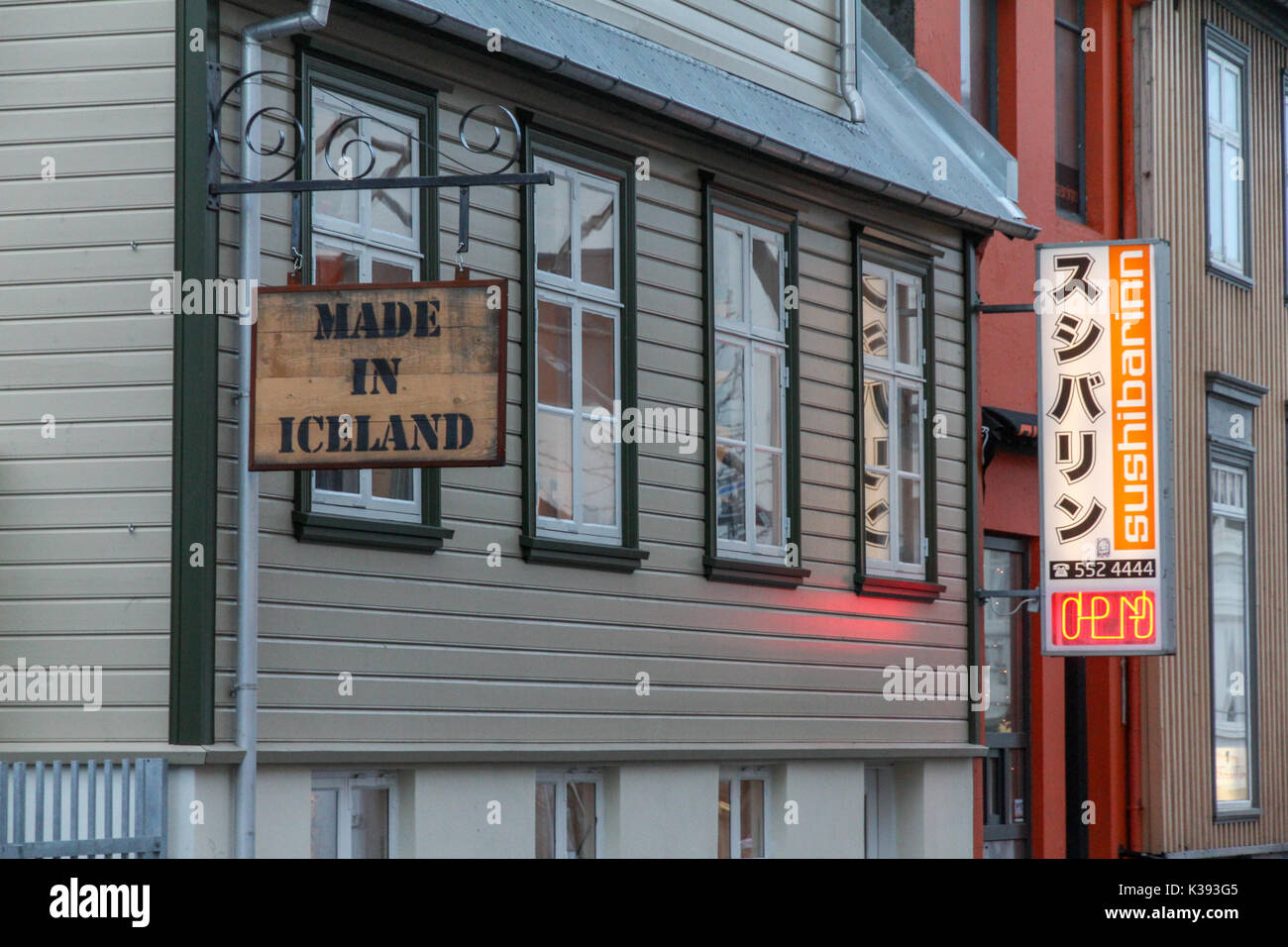 In Island, Reykjavik, Island. Stockfoto