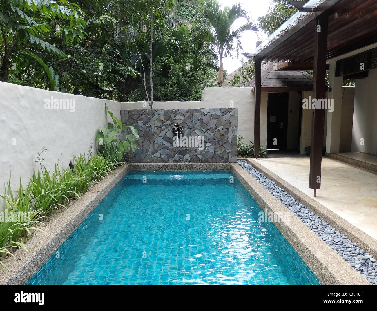 Eine der schönsten Malaysia Luxus Hotels, die banjaran Hotsprings Rückzug in Ipoh, wo die Villen ihren eigenen Pool haben. Stockfoto