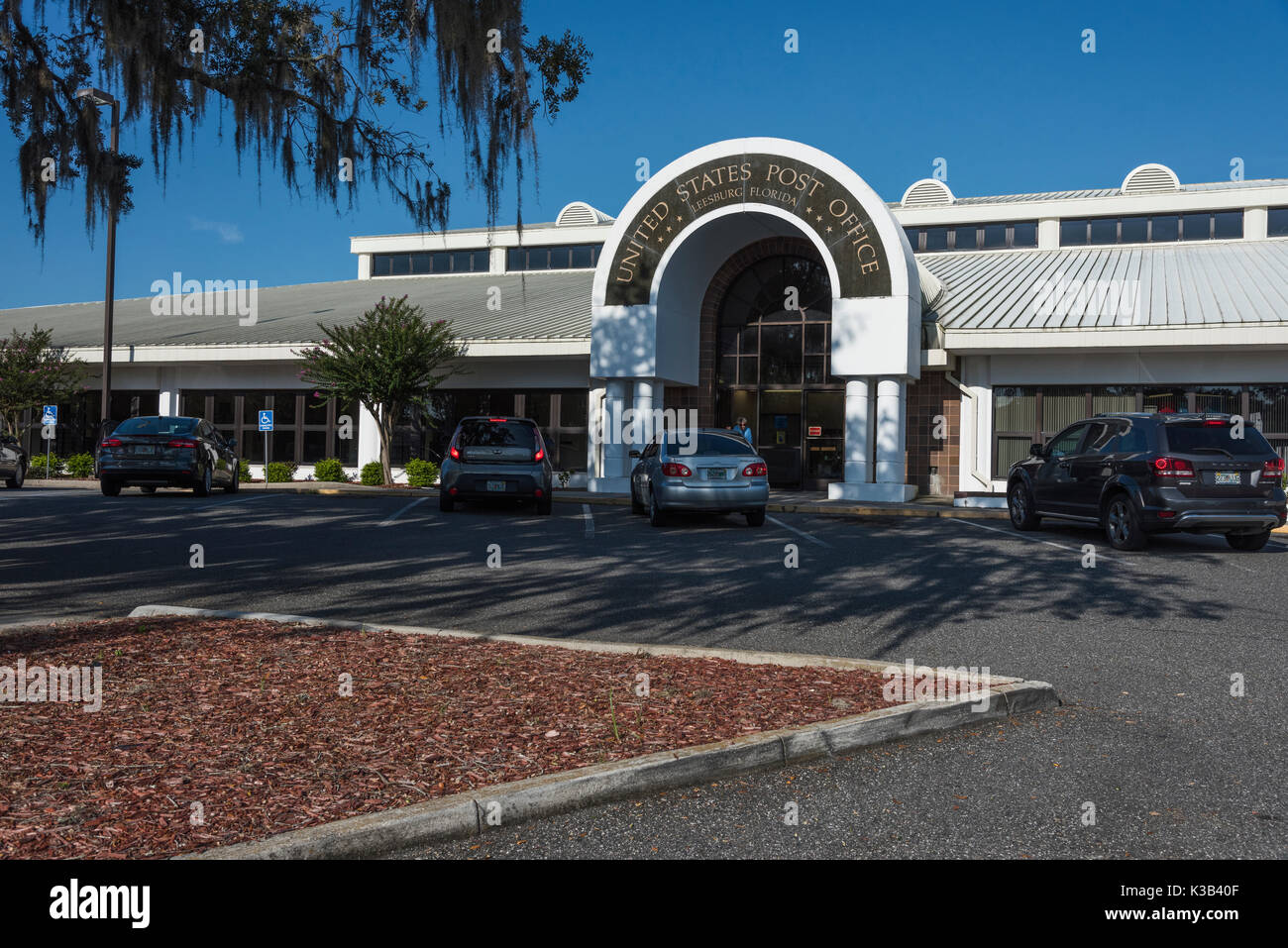Leesburg, Florida Postgebäude USA Stockfoto