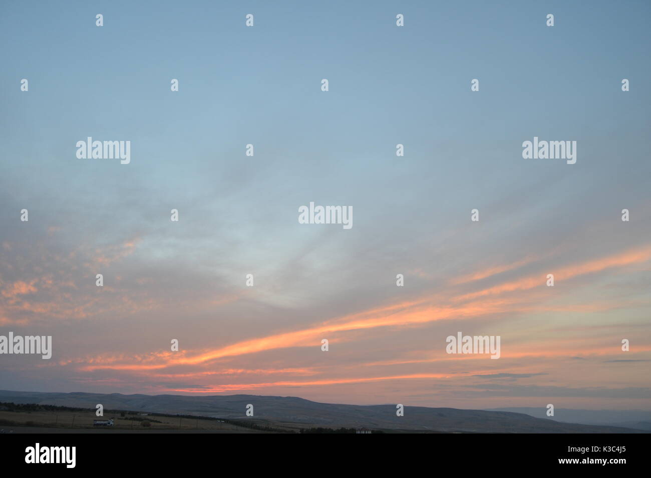 Sonnenuntergang, Wolken, Sonnenuntergang, Rote Himmel Wolke Sonnenuntergang Stockfoto
