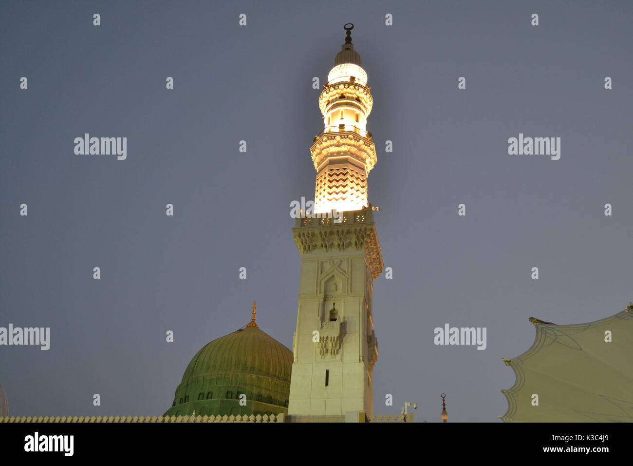 Medinah, Masjid eine Nabawi, Saudi-arabien Stockfoto