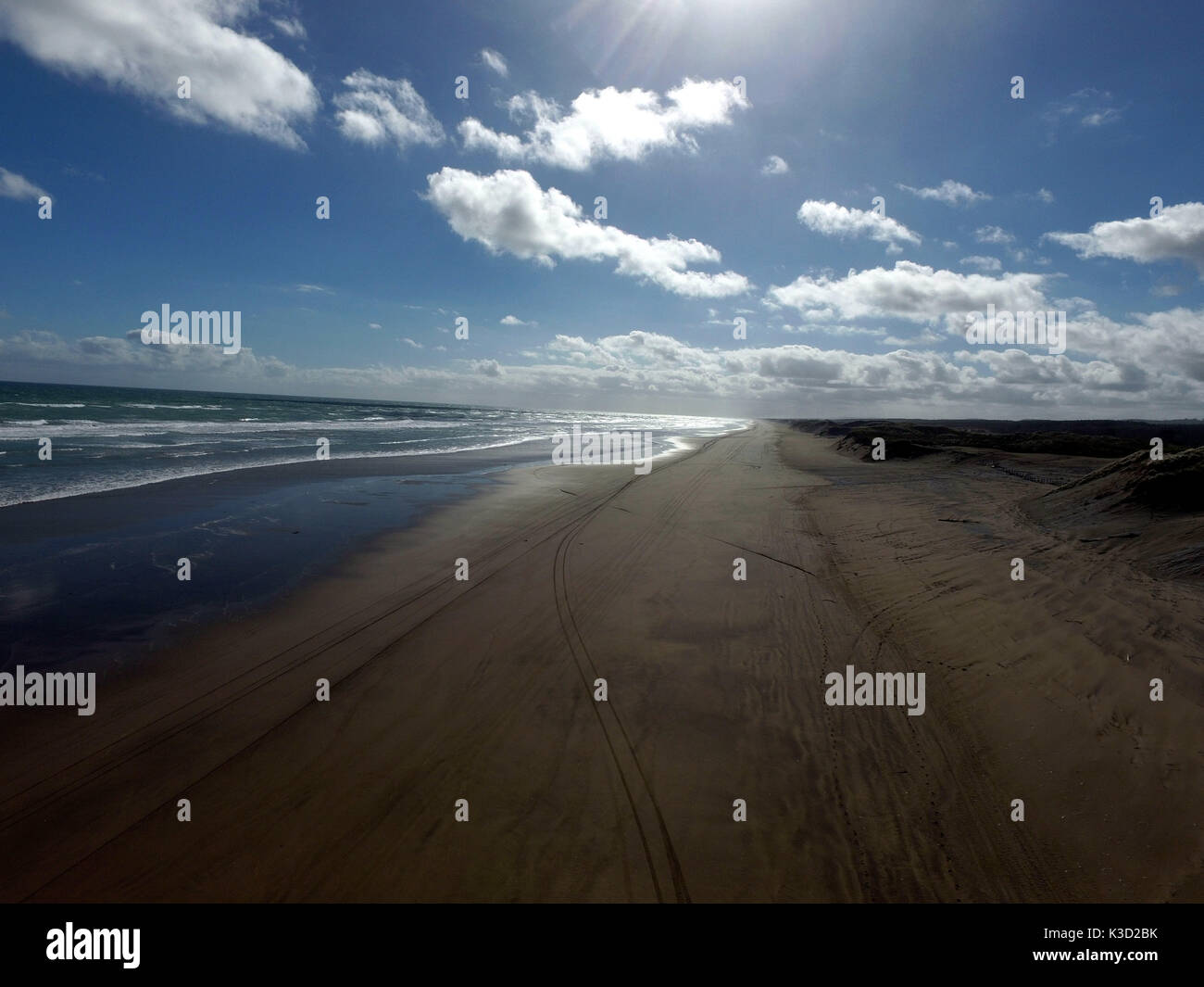 Muriwai Beach Neuseeland Stockfoto