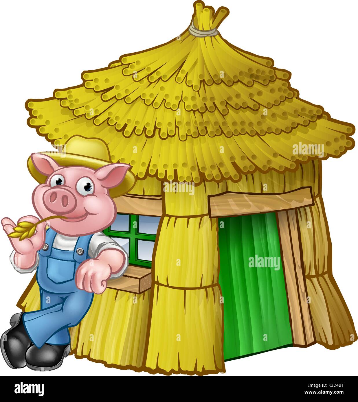 Big bad wolf cartoon Stock-Vektorgrafiken kaufen - Alamy