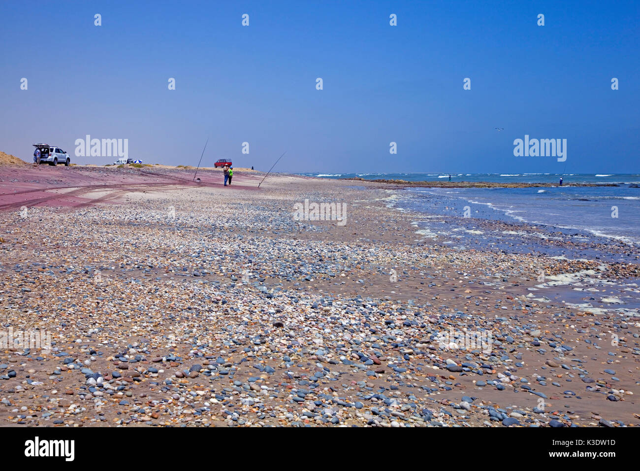 Afrika, Südliches Afrika, Namibia, den Atlantik, Strand, Swakopmund, dem Norden Dorob National Park, Stockfoto