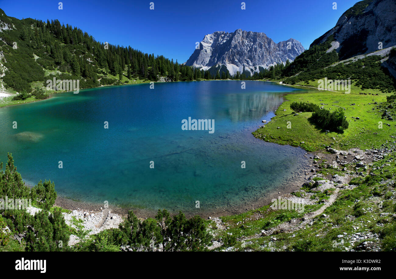 Österreich, Tirol, Ehrwald, Seebensee, Stockfoto