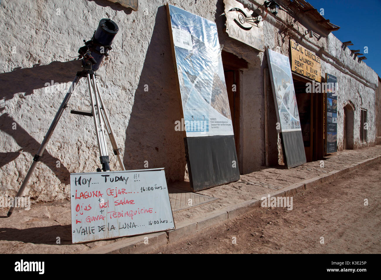 Chile, San Pedro de Atacama, tour Anbieter, Stockfoto