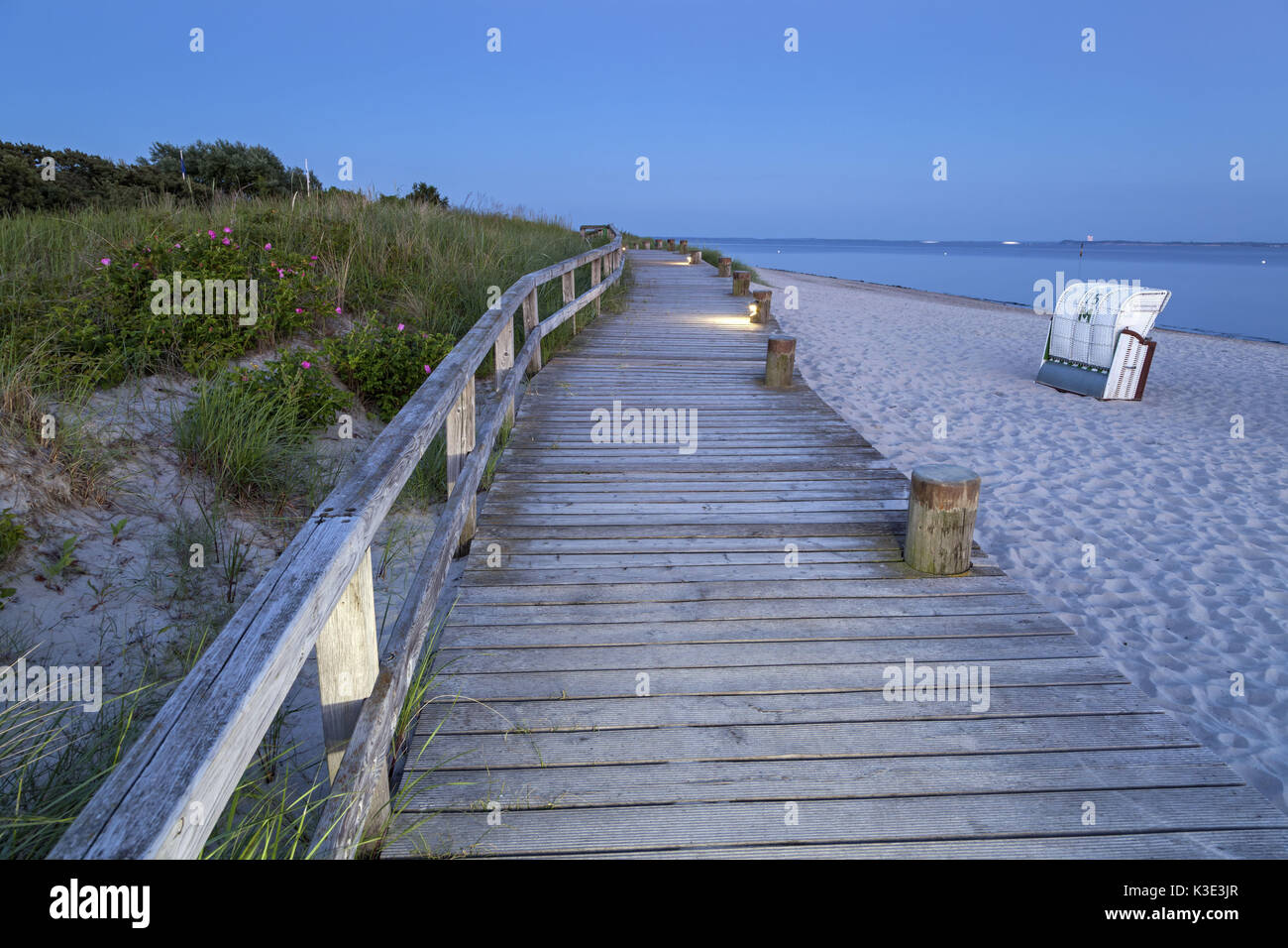 Promenade am Strand Pelzerhaken, Neustadt in Holstein, Ostsee