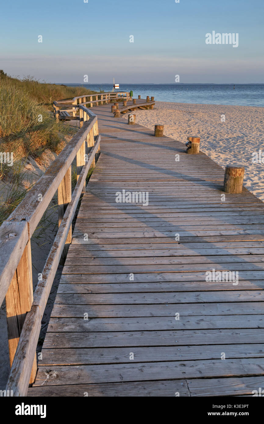 Promenade am Strand Pelzerhaken, Neustadt in Holstein, Ostsee