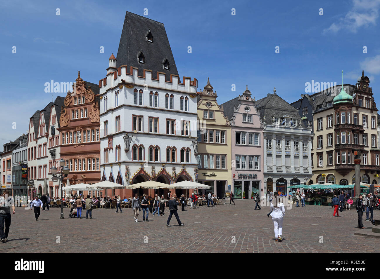 Deutschland, Rheinland-Pfalz, Trier, zentrale Markt Stockfoto