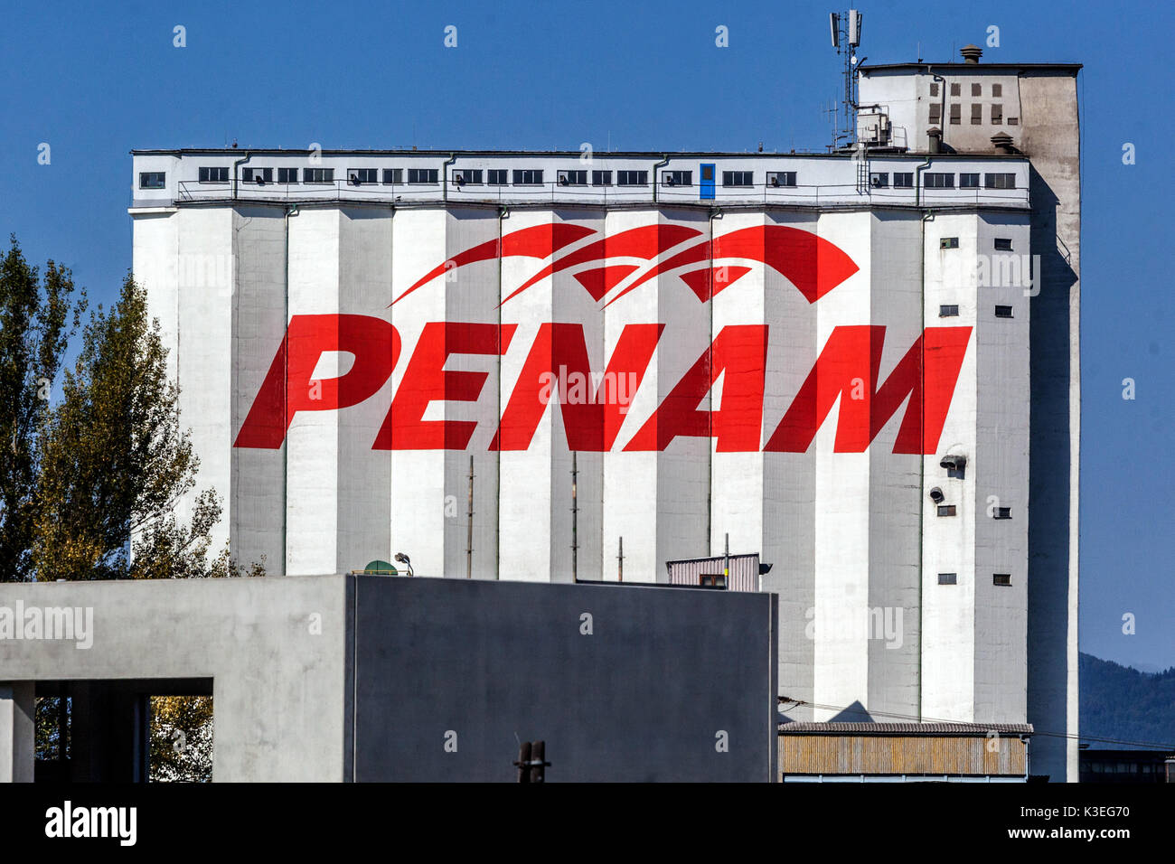 Penam ist ein Bäckereiunternehmen von Andrej Babis Agrofert Gruppe Tschechische Republik Stockfoto