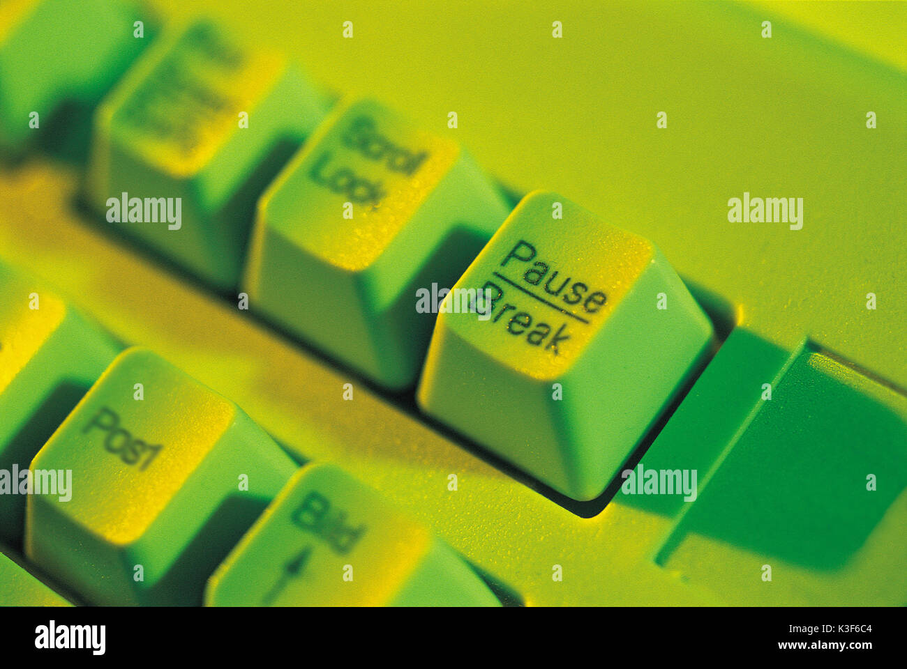 Detail einer Computer Tastatur Stockfoto