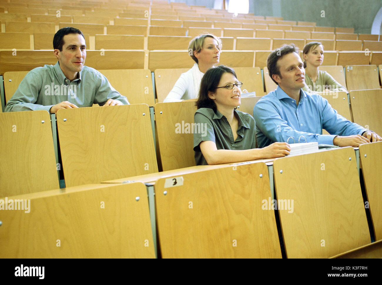 Studenten im Hörsaal Stockfoto