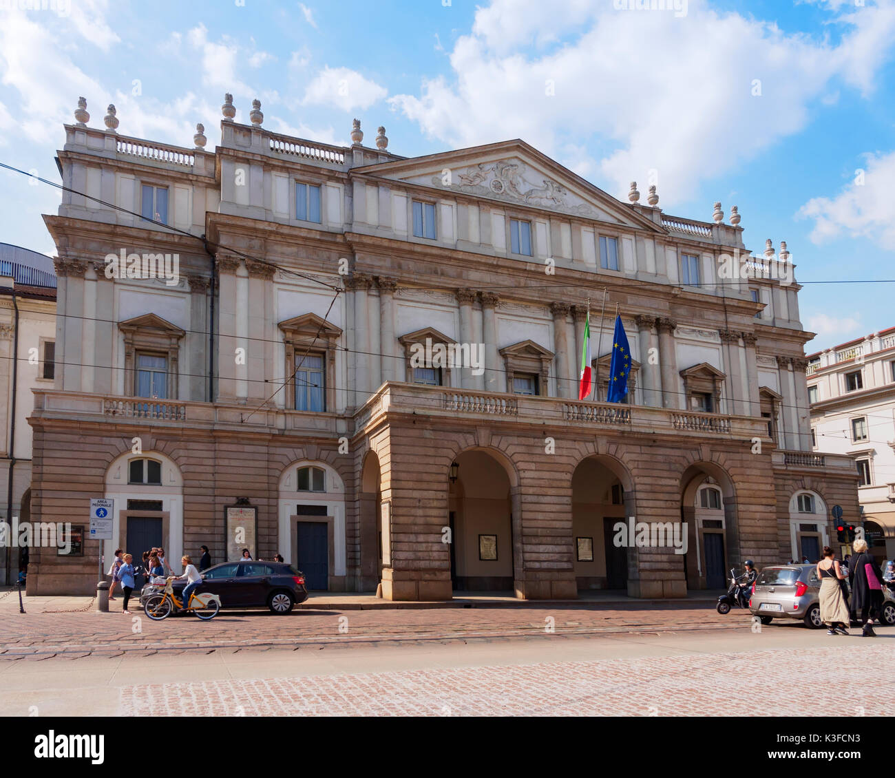 La Scala, dem Opernhaus, Mailand, Italien Stockfoto