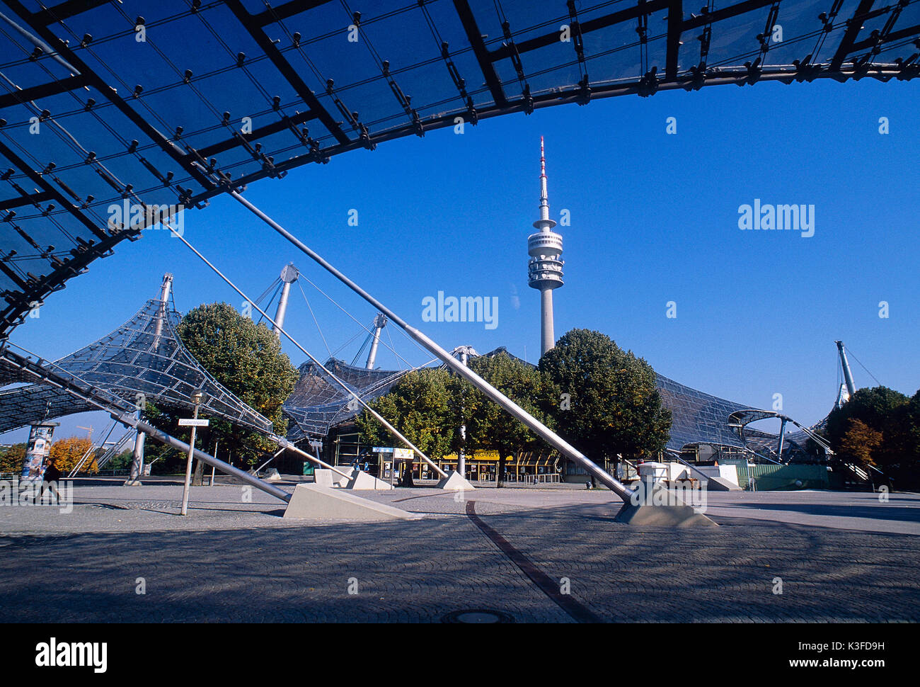 Olympic Center, München Stockfoto