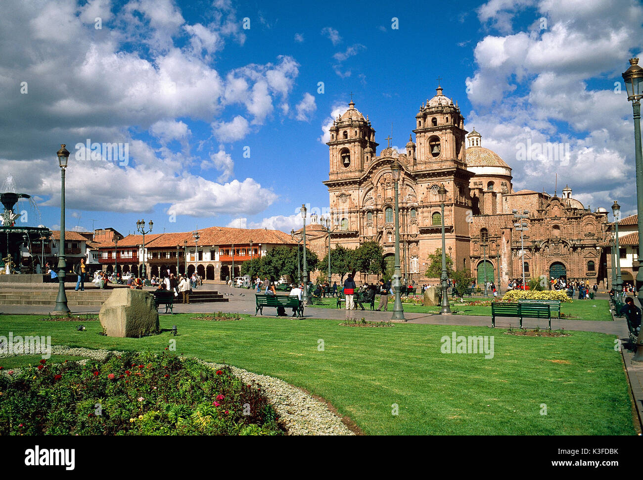 Plaza de Armas, Cuzco, Peru Stockfoto