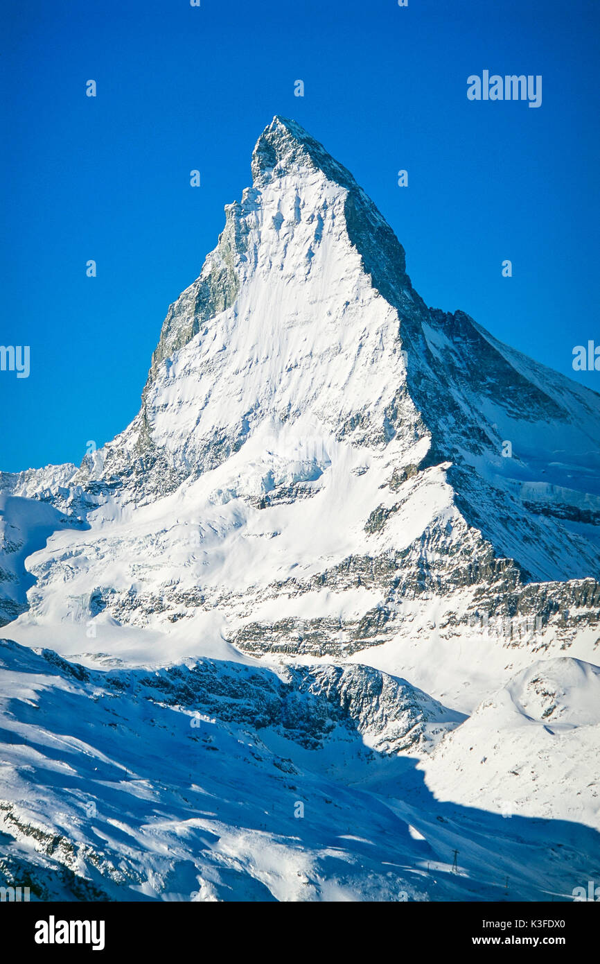 Matterhorn, Schweiz Stockfoto