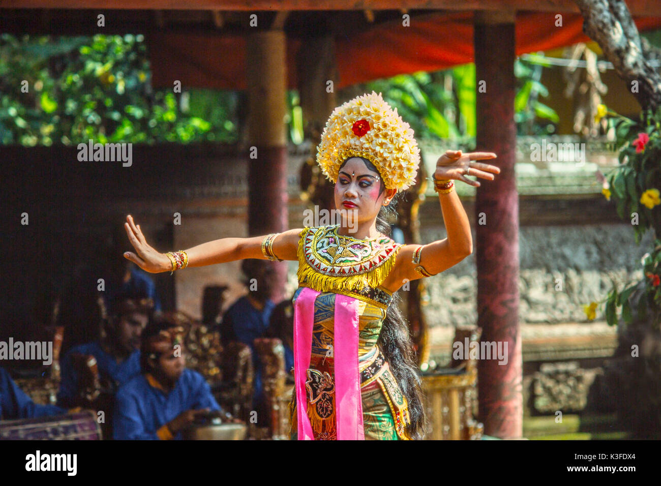 Balinesische Tänzerin, Indonesien Stockfoto