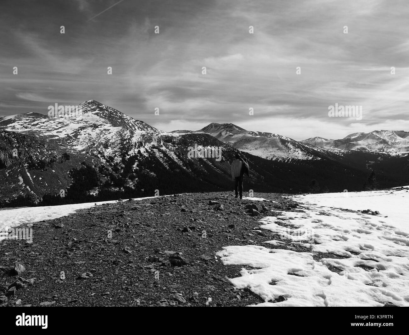 Tioga Pass USA Kalifornien Stockfoto