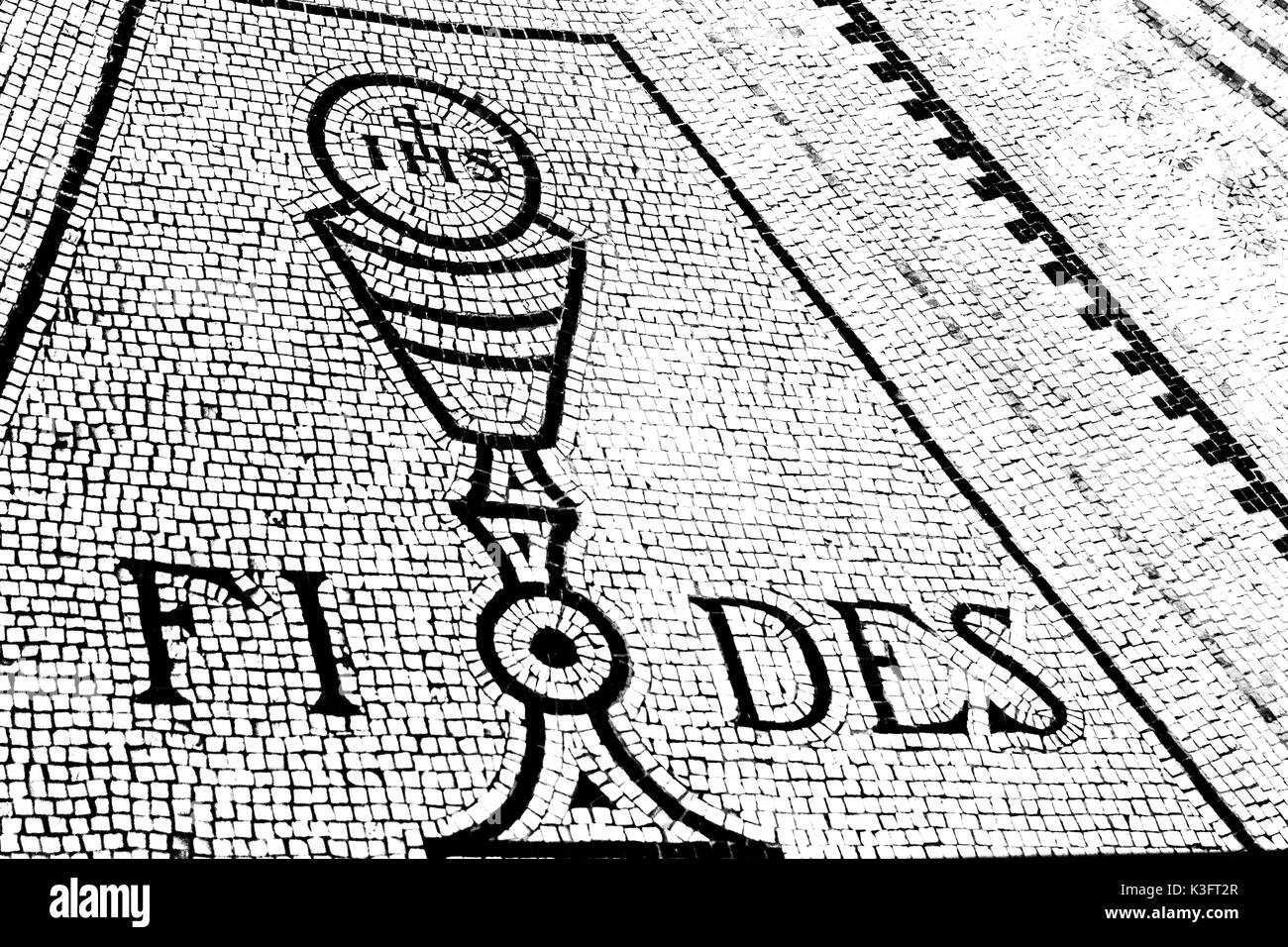 Mosaiac - Glaube Stockfoto