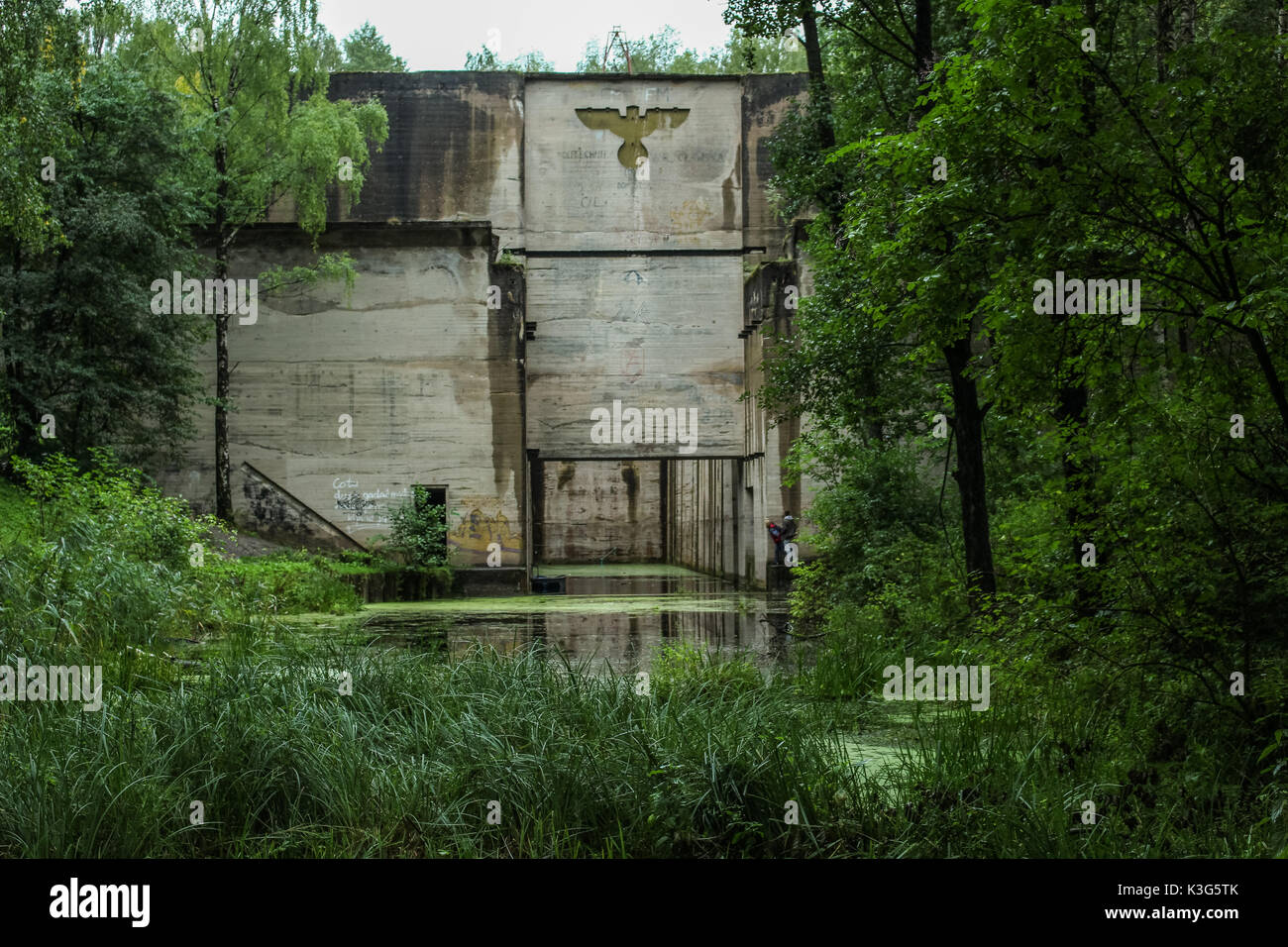 Region Masuren, Polen. 2. September 2017. NsDamm Mazurski Kanal ist am