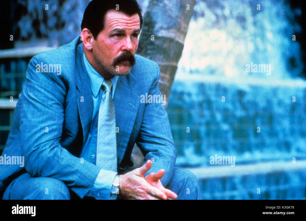 Q UND EIN NICK NOLTE Datum: 1990 Stockfoto