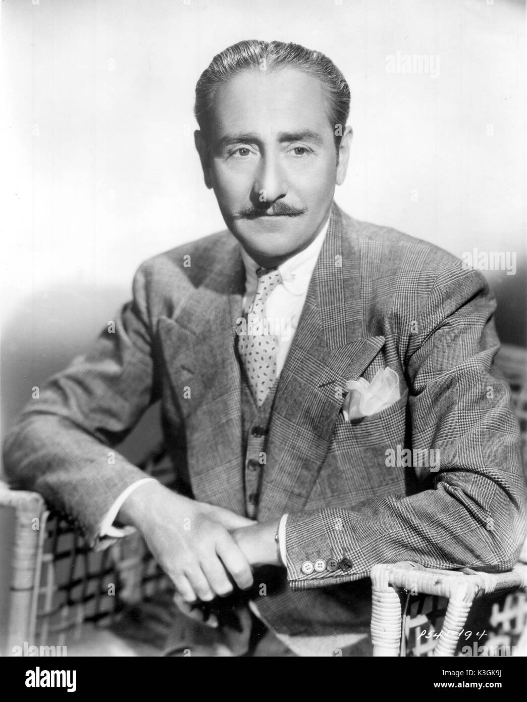 ADOLPHE MENJOU Schauspieler Stockfoto