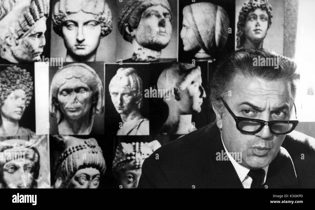 FEDERICO Fellini Regie Stockfoto