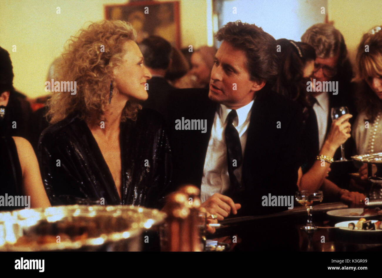 FATAL ATTRACTION GLENN CLOSE, Michael Douglas Datum: 1987 Stockfoto