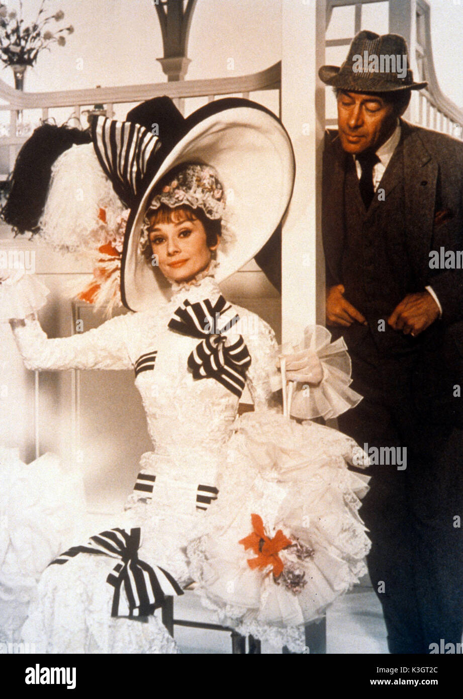 MY FAIR LADY MY FAIR LADY AUDREY HEPBURN, REX HARRISON Datum: 1964 Stockfoto