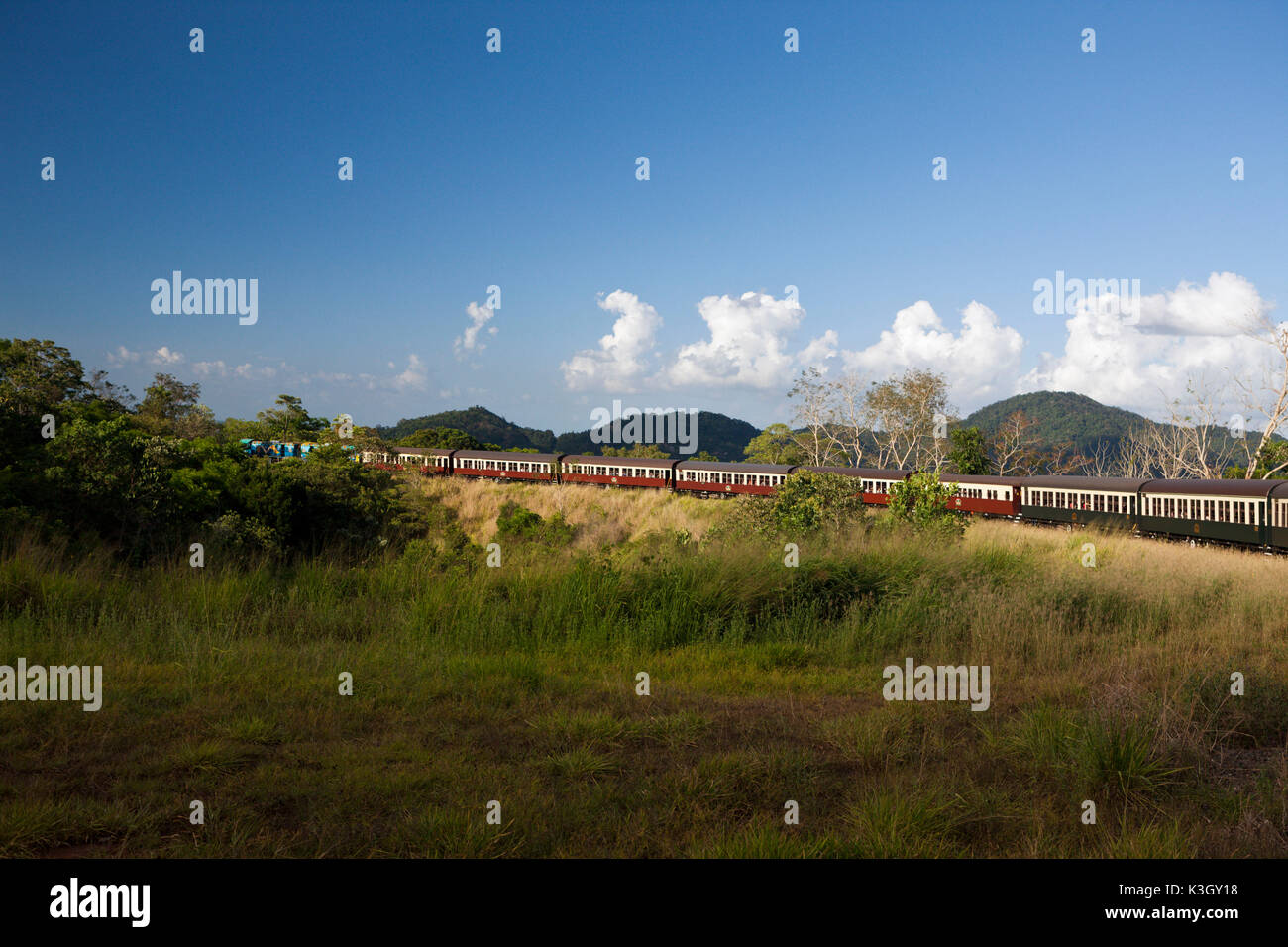 Kuranda Railway Tour, Kuranda, Cairns, Australien Stockfoto
