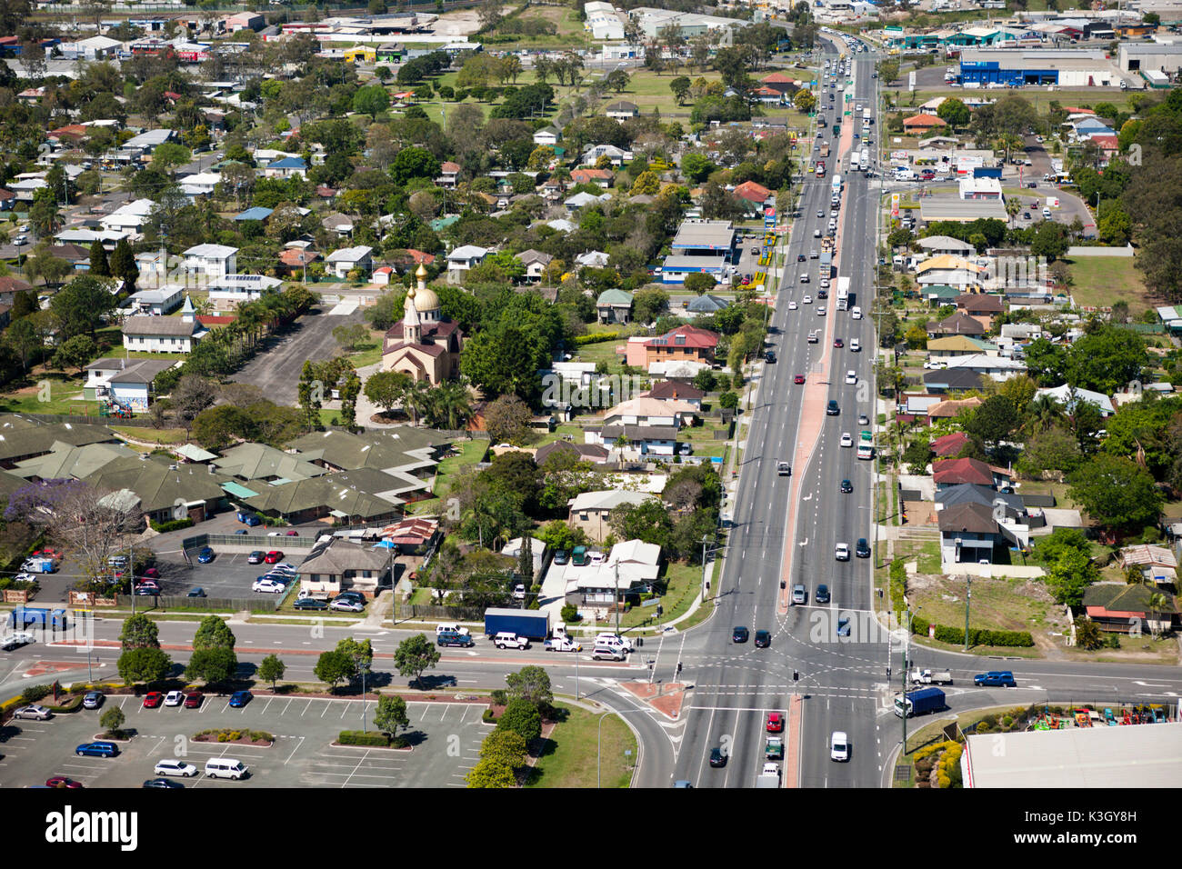 Stadtbild von Brisbane, Brisbane, Australien Stockfoto