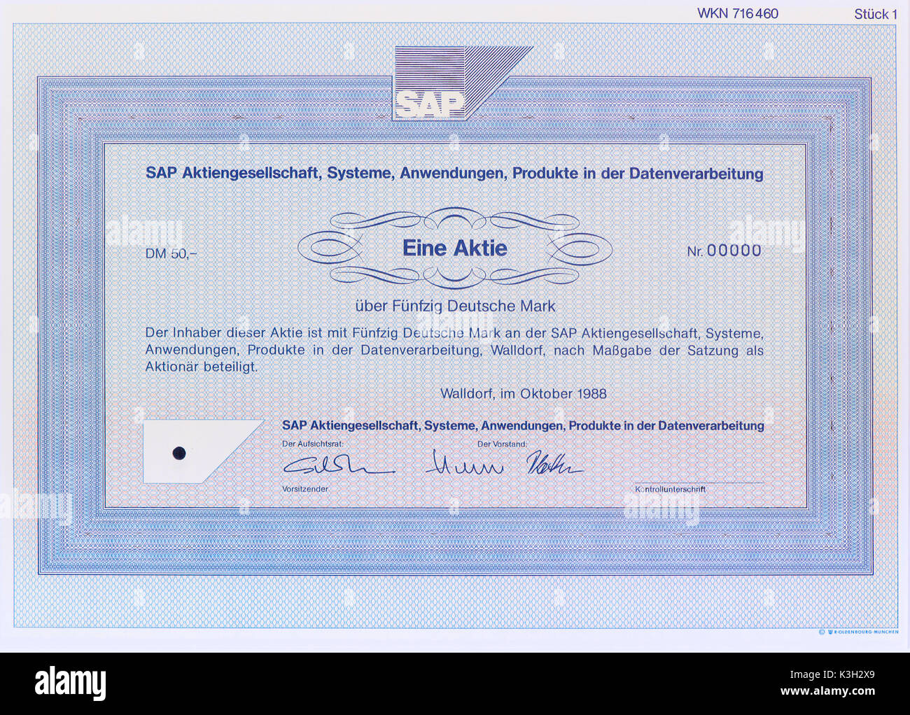 Lager der Firma SAP, Systeme, Anwendungen, Produkte, Datenverarbeitung Stockfoto