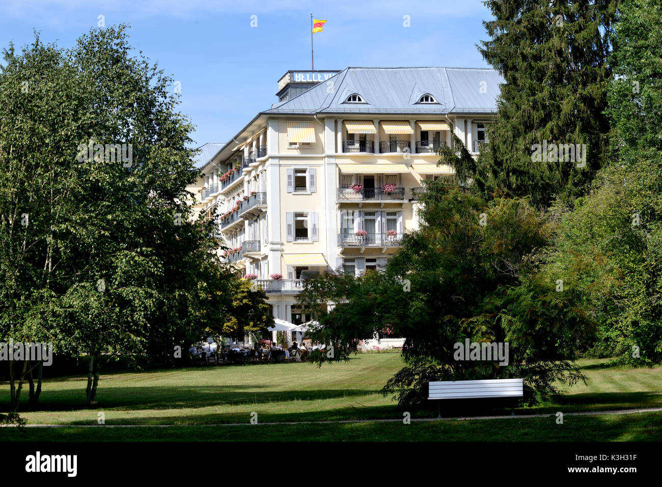 Baden-Baden, hotel Bellevue Stockfoto