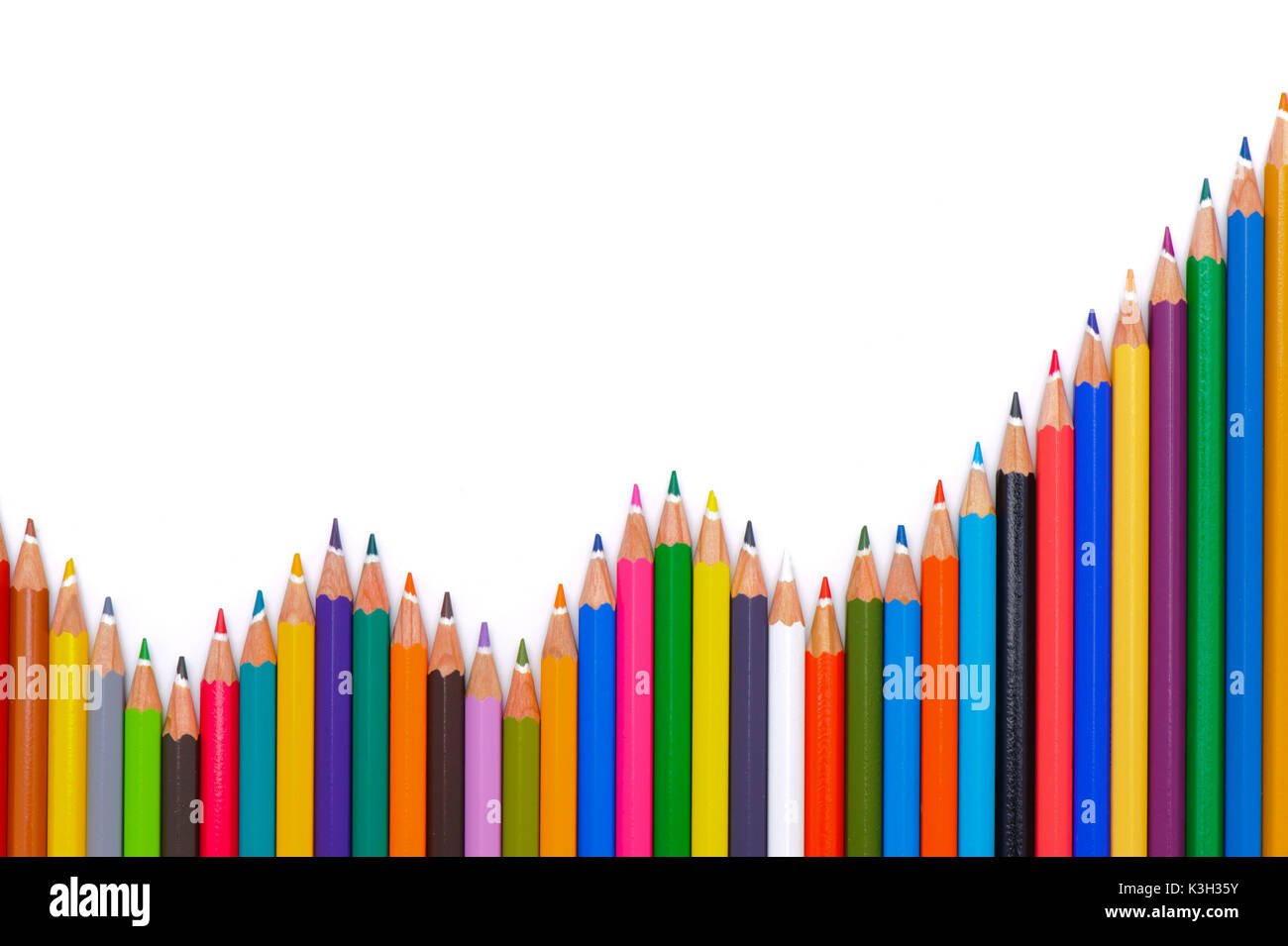 Finanzen, Börse und Aktien schließen schwankende Klasse Stockfoto