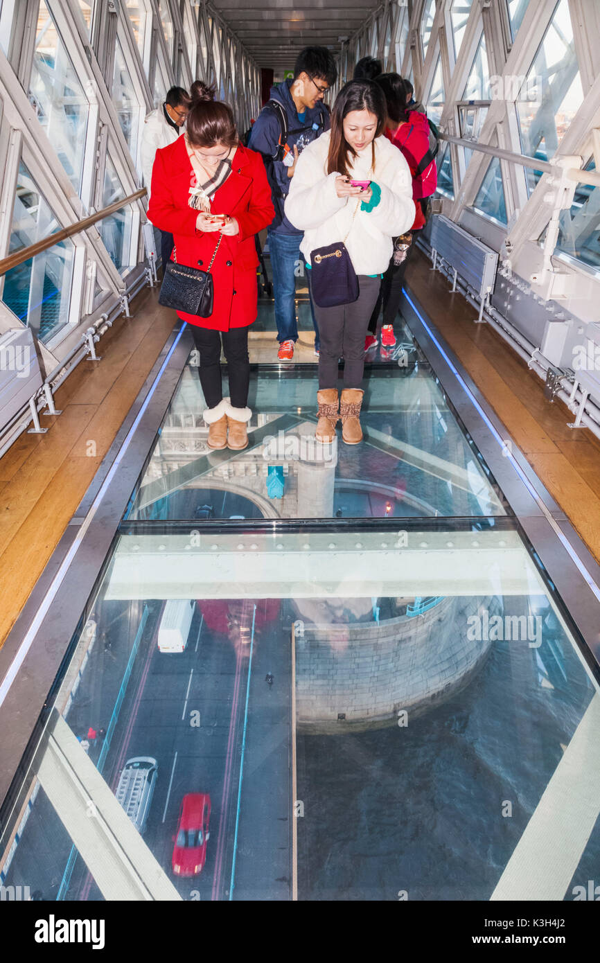 England, London, Turm, Brücke, Steg Stockfoto