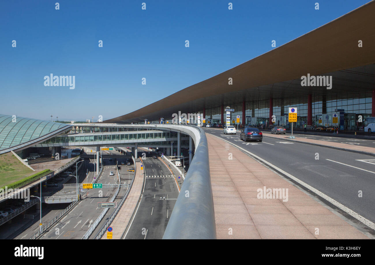 China, Beijin Stadt, Flughafen Beijin Stockfoto