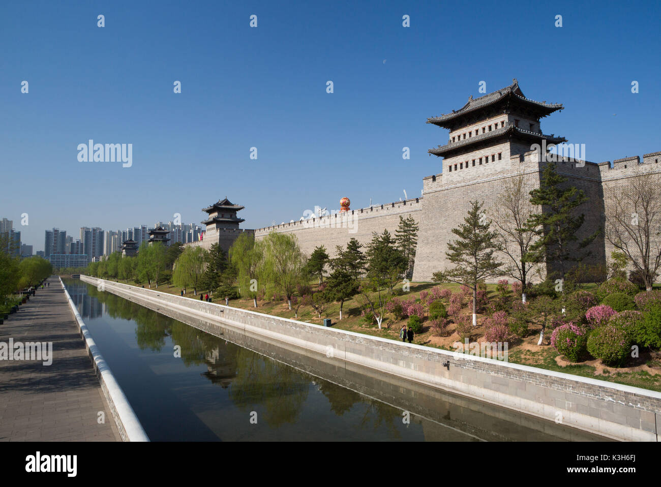 China, Provinz Shanxi, Datong City, alte Stadtmauer Stockfoto